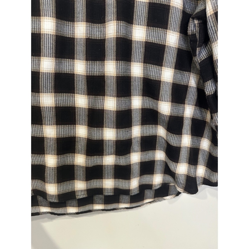 CJ Banks Women's Plaid Long Sleeve Button Back‎ Top Size 1X Academia preppy - Picture 4 of 11